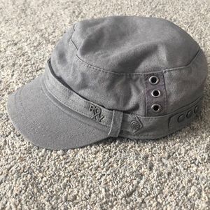 Roxy brand trucker style hat.